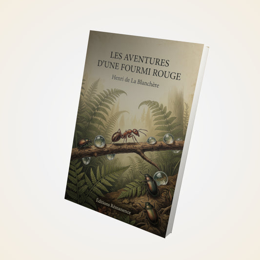 Livre Les aventures d'une fourmi rouge - Henri de La Blanchère - Couverture 3D