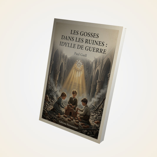 Livre Les gosses dans les ruines : Idylle de guerre - Paul Gsell - Couverture 3D
