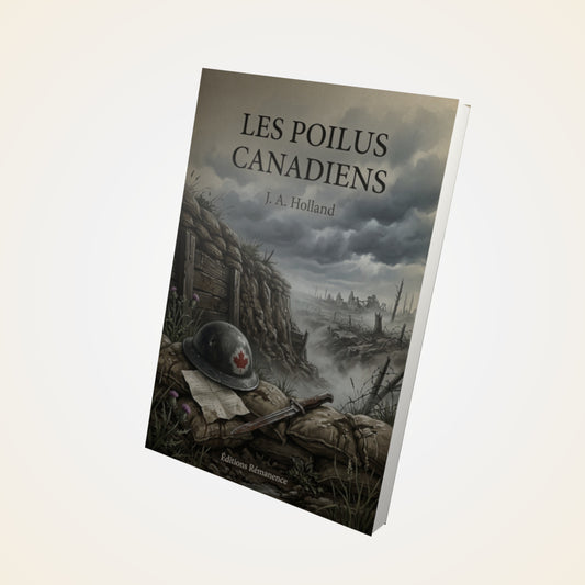 Livre Les poilus canadiens - J. A. Holland - Couverture 3D