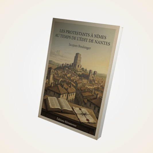Livre Les protestants à Nîmes au temps de l'Édit de Nantes - Jacques Boulenger - Couverture 3D