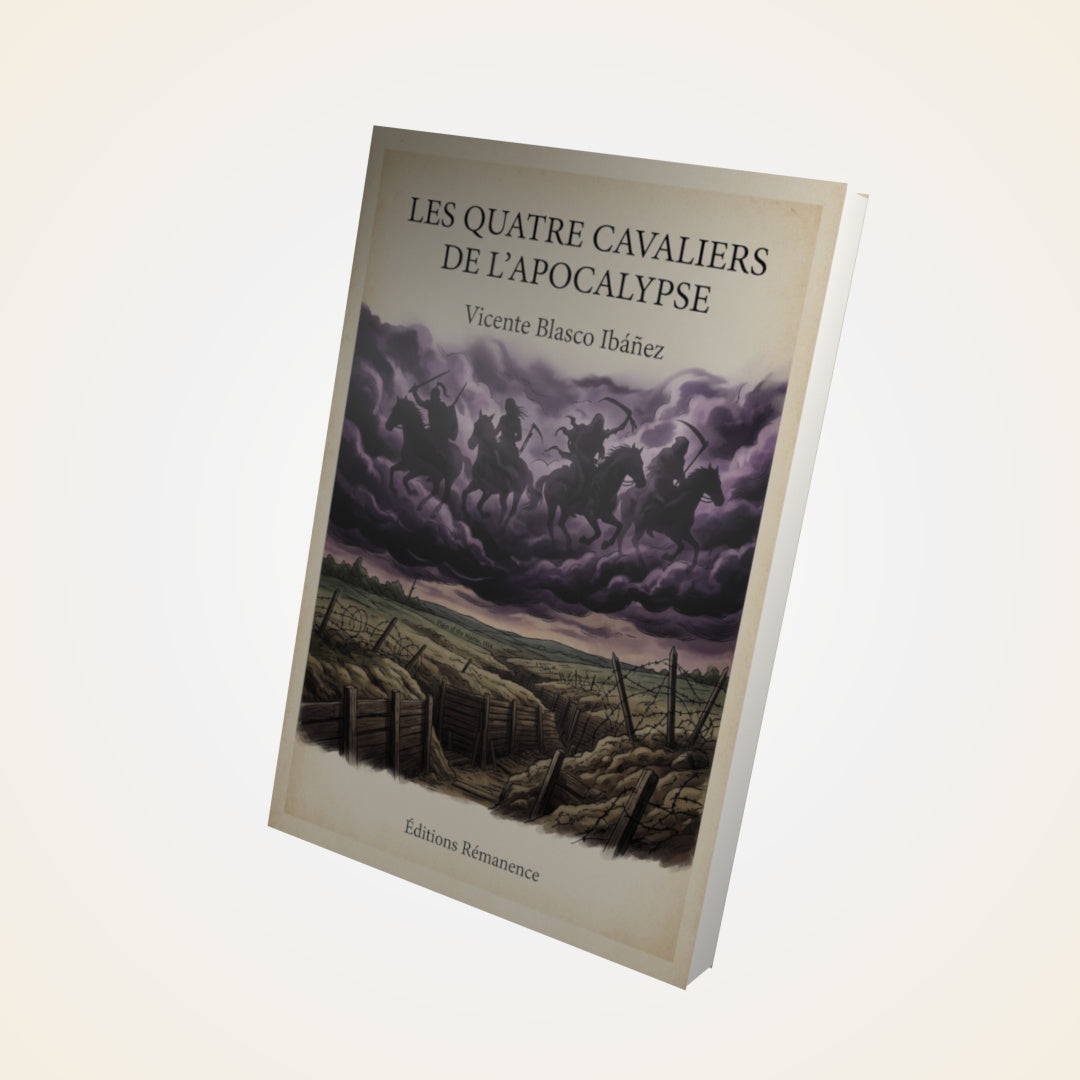Livre Les quatre cavaliers de l'apocalypse - Vicente Blasco Ibáñez - Couverture 3D