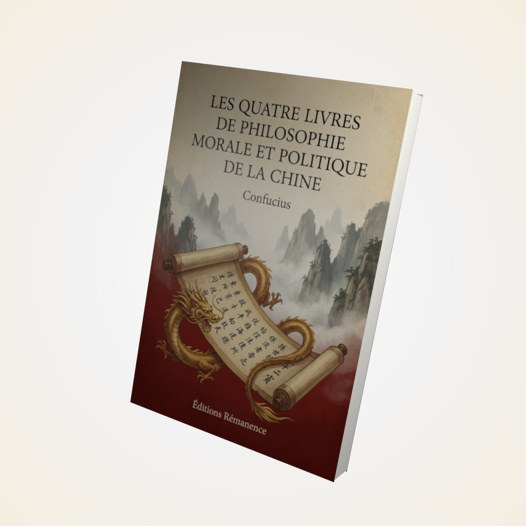 Livre Les quatre livres de philosophie morale et politique de la Chine - Confucius - Couverture 3D