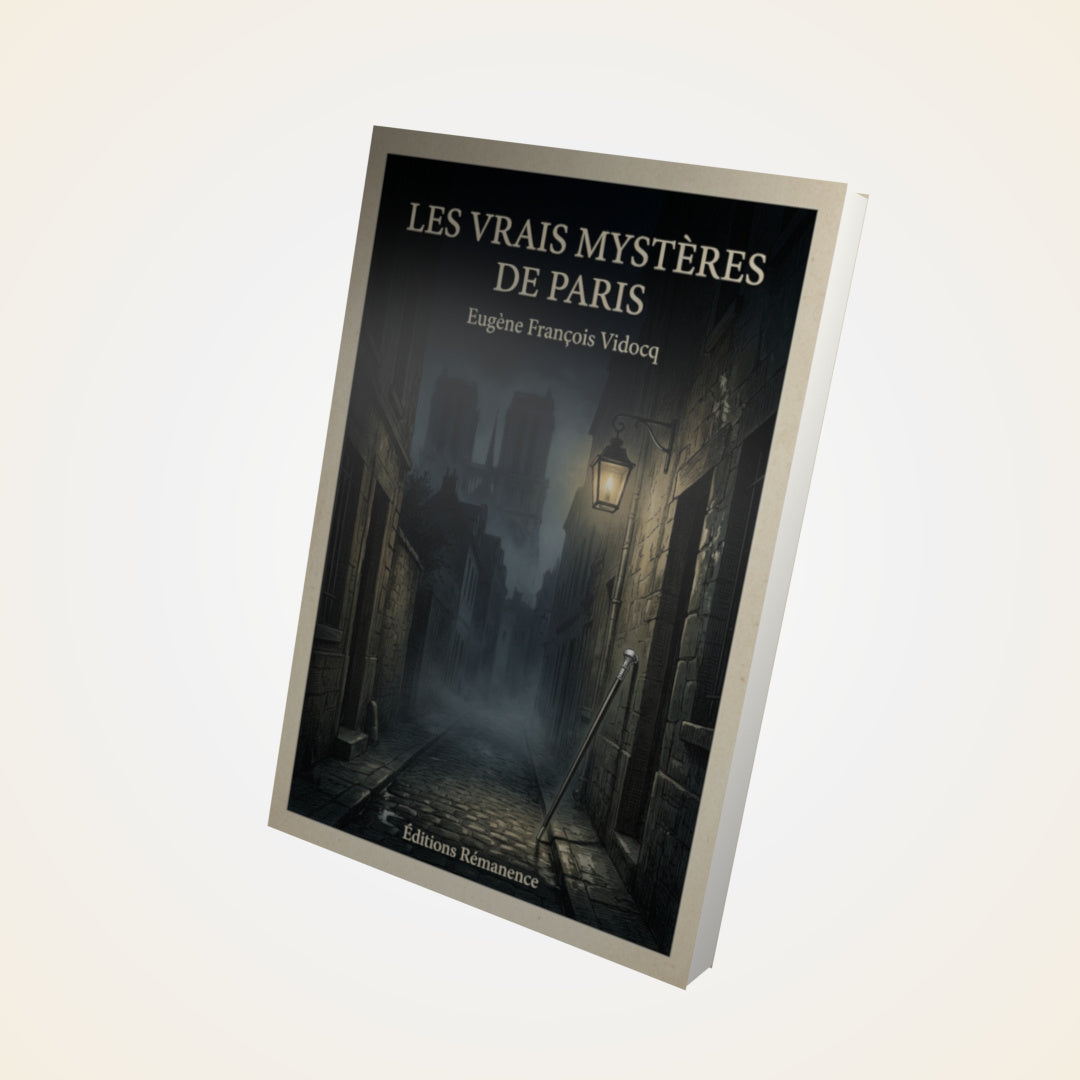 Livre Les vrais mystères de Paris - Eugène François Vidocq - Couverture 3D