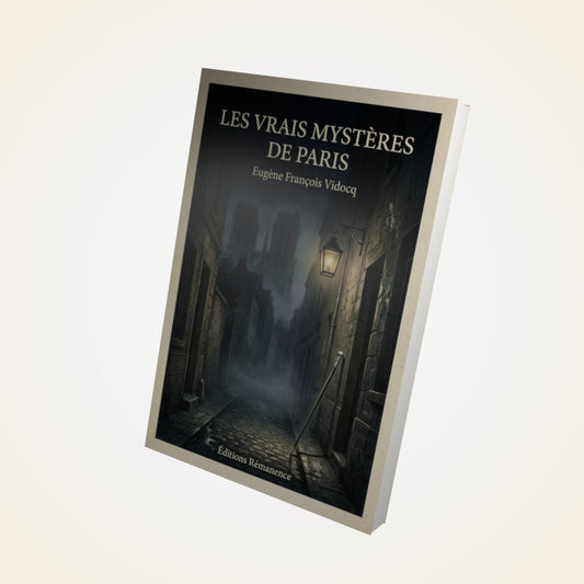 Livre Les vrais mystères de Paris - Eugène François Vidocq - Couverture 3D