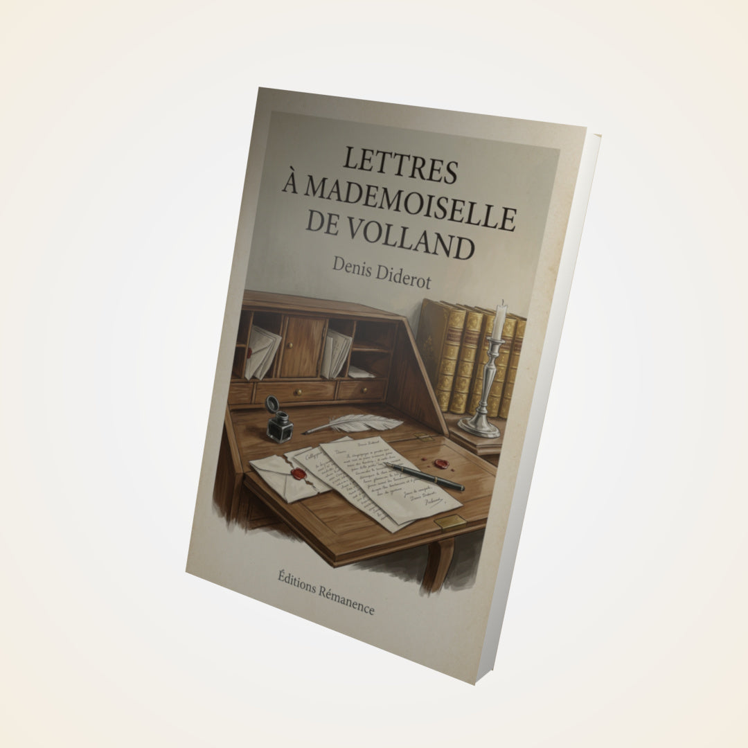 Livre Lettres à Mademoiselle de Volland - Denis Diderot - Couverture 3D