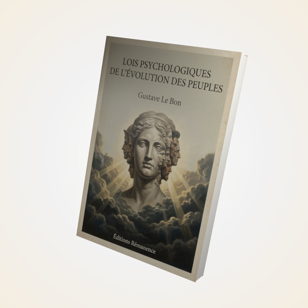 Livre Lois psychologiques de l'évolution des peuples - Gustave Le Bon - Couverture 3D