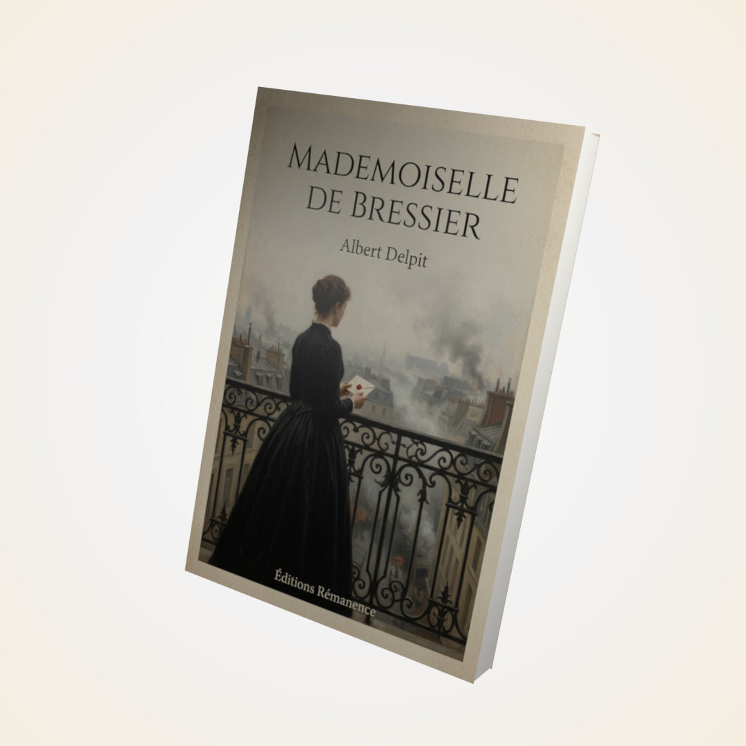 Livre Mademoiselle de Bressier - Albert Delpit - Couverture 3D