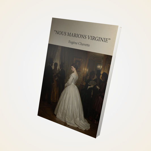Livre Nous marions Virginie - Eugène Chavette - Couverture 3D