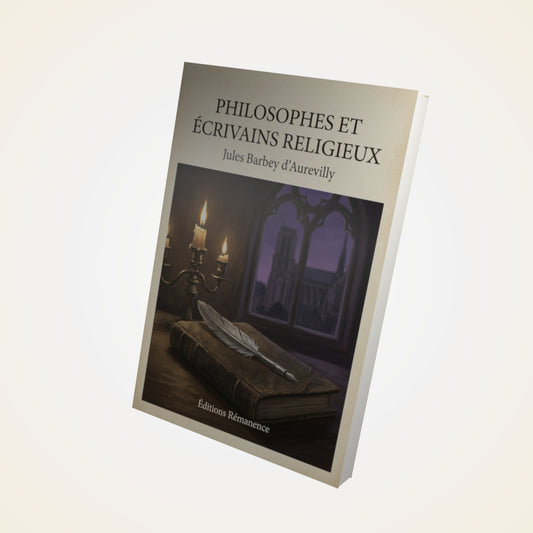 Livre Philosophes et Écrivains Religieux - Jules Barbey d'Aurevilly - Couverture 3D