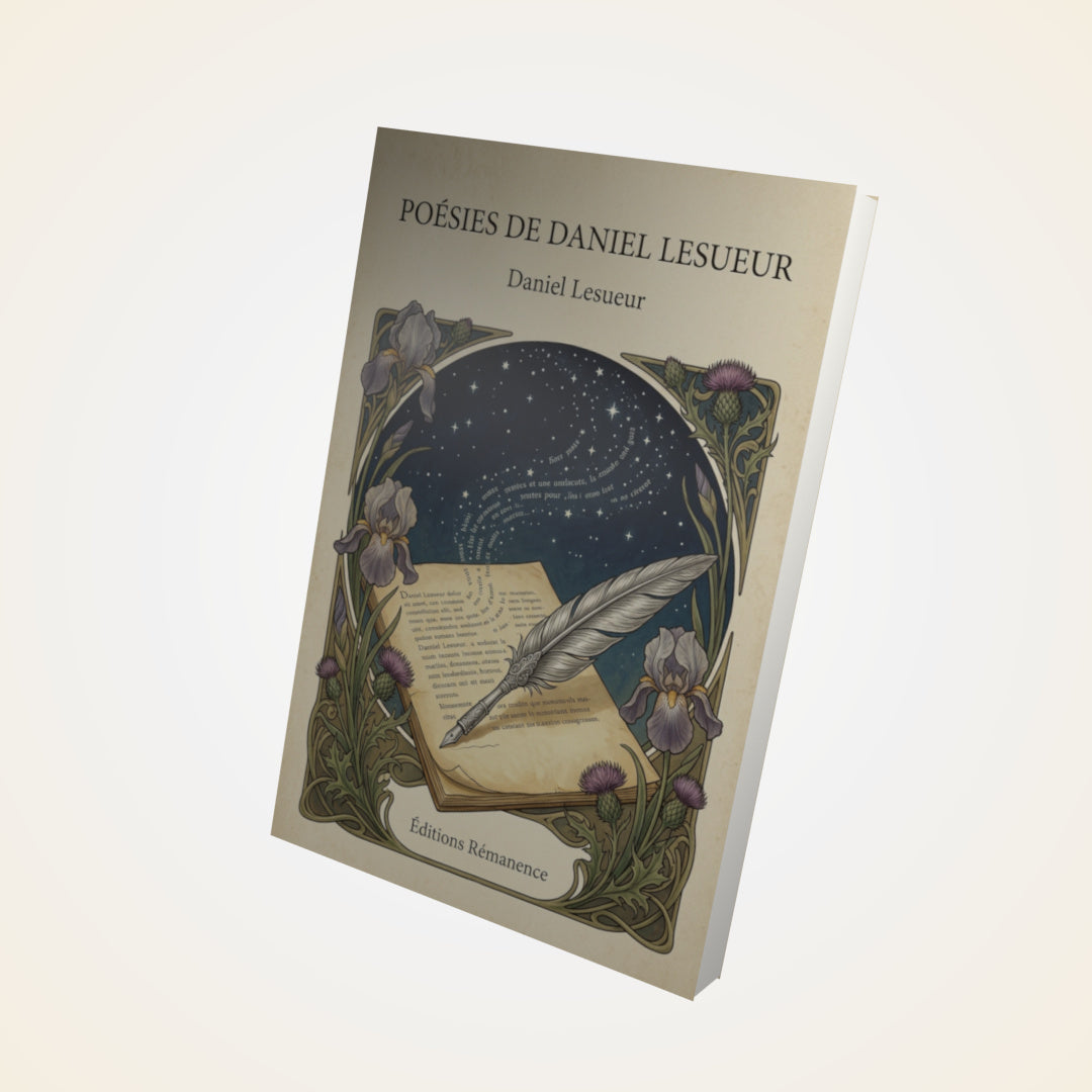 Livre Poésies de Daniel Lesueur - Daniel Lesueur - Couverture 3D