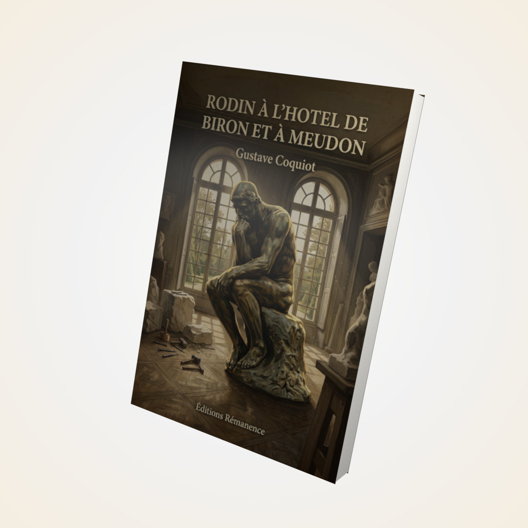 Livre Rodin à l'hotel de Biron et à Meudon - Gustave Coquiot - Couverture 3D