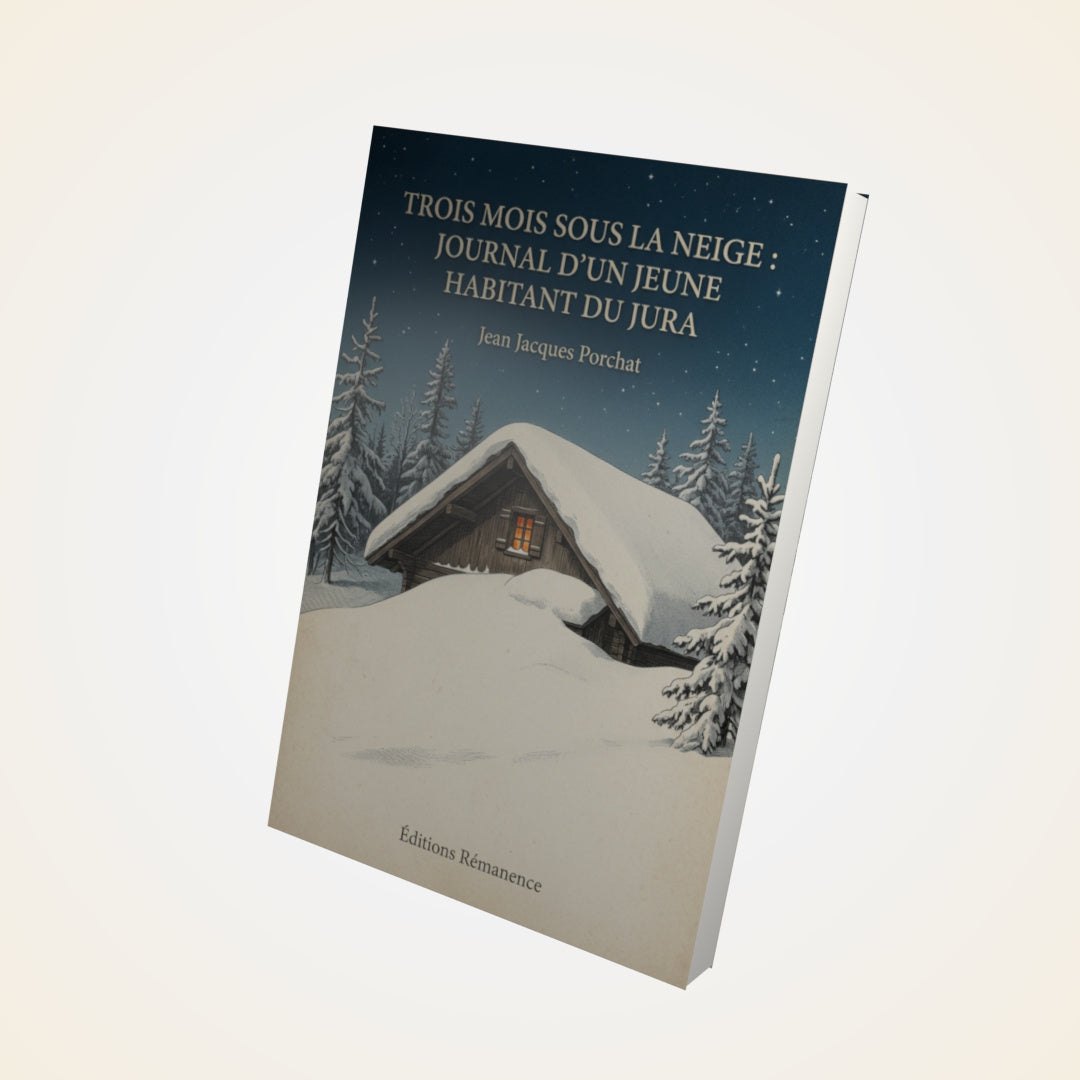 Livre Trois mois sous la neige : Journal d'un jeune habitant du Jura - Jean Jacques Porchat - Couverture 3D