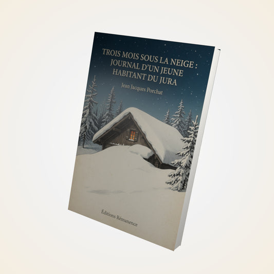 Livre Trois mois sous la neige : Journal d'un jeune habitant du Jura - Jean Jacques Porchat - Couverture 3D