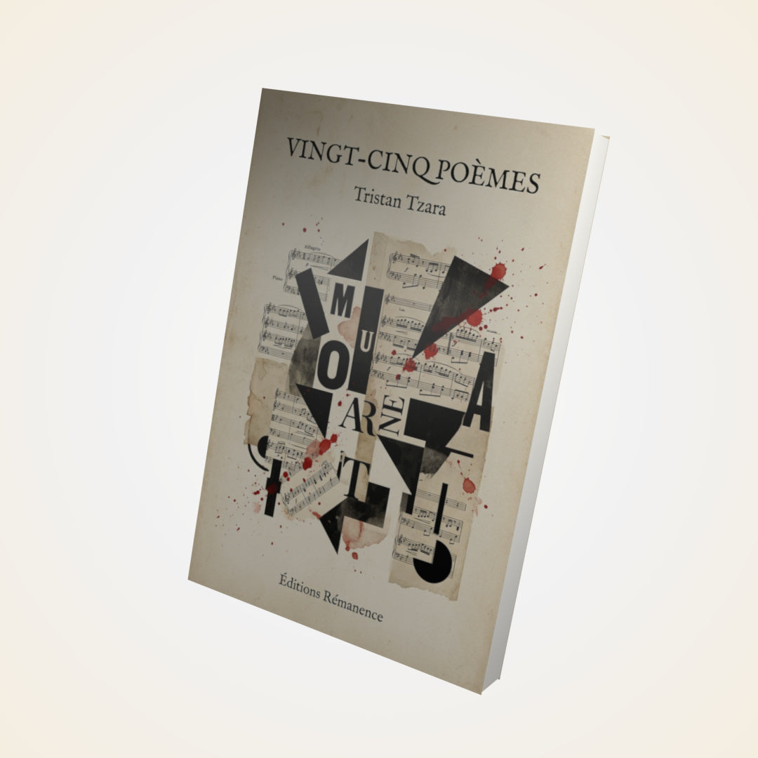 Livre Vingt-cinq poèmes - Tristan Tzara - Couverture 3D