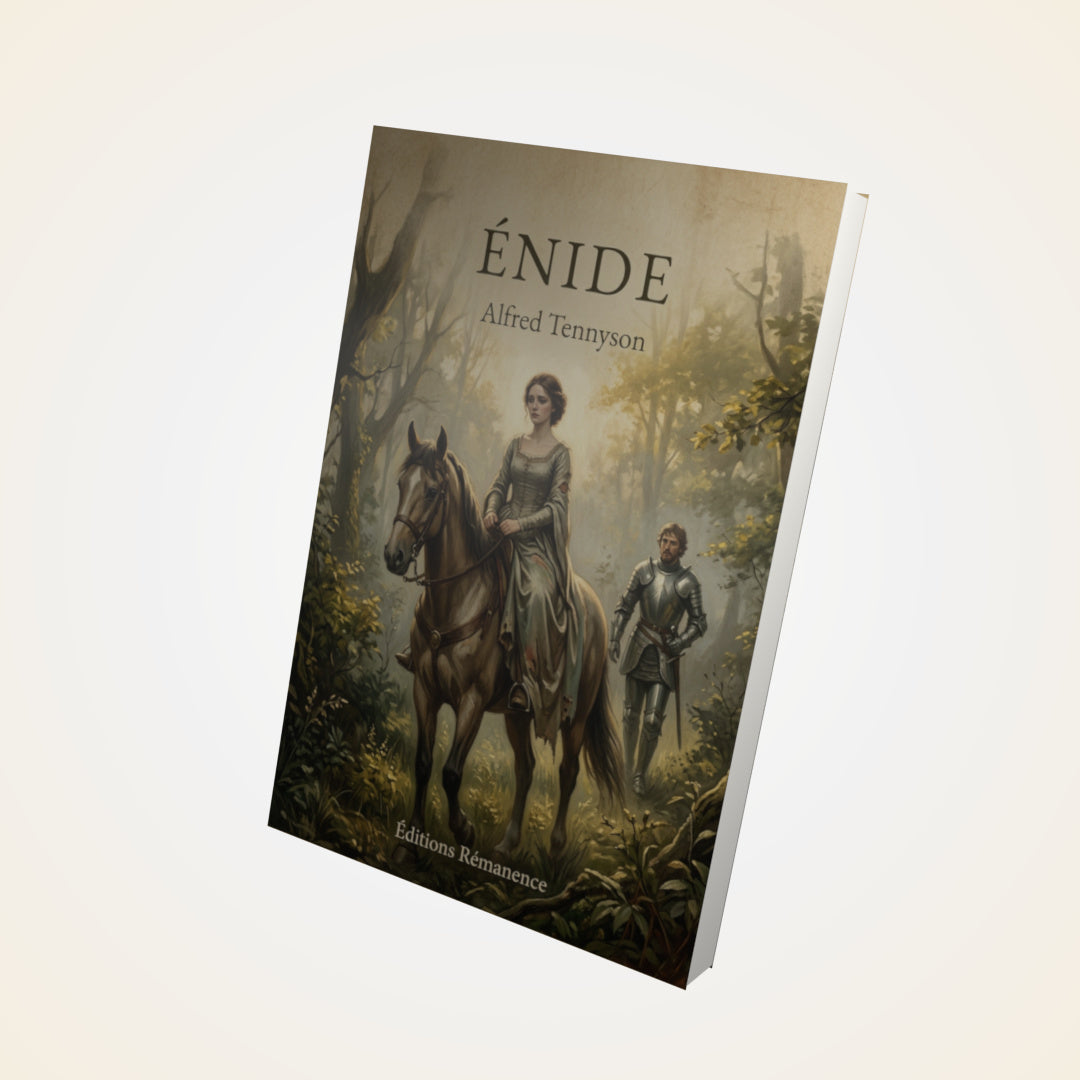 Livre Énide - Alfred Tennyson - Couverture 3D