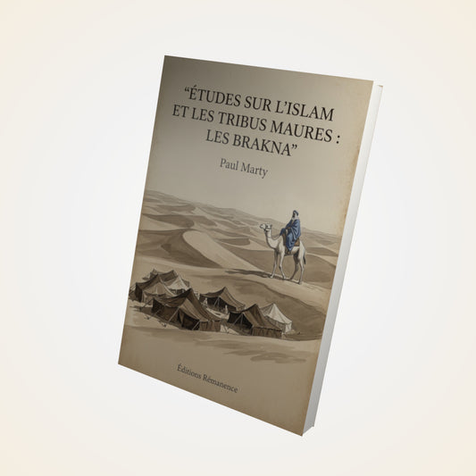 Livre Études sur l'Islam et les tribus Maures : Les Brakna - Paul Marty - Couverture 3D