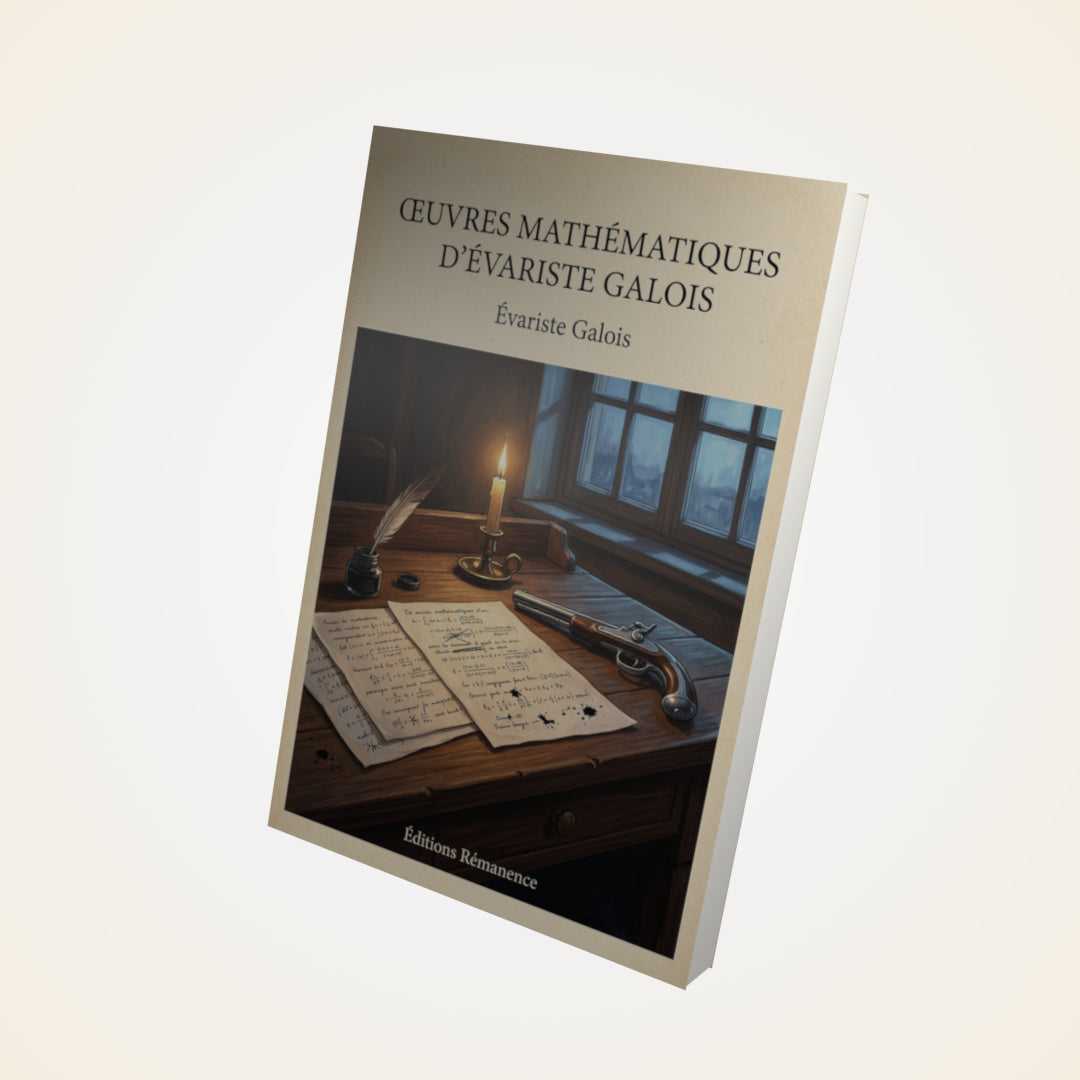 Livre Œuvres mathématiques d'Évariste Galois - Évariste Galois - Couverture 3D