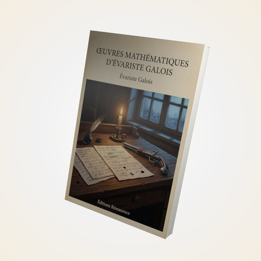Livre Œuvres mathématiques d'Évariste Galois - Évariste Galois - Couverture 3D