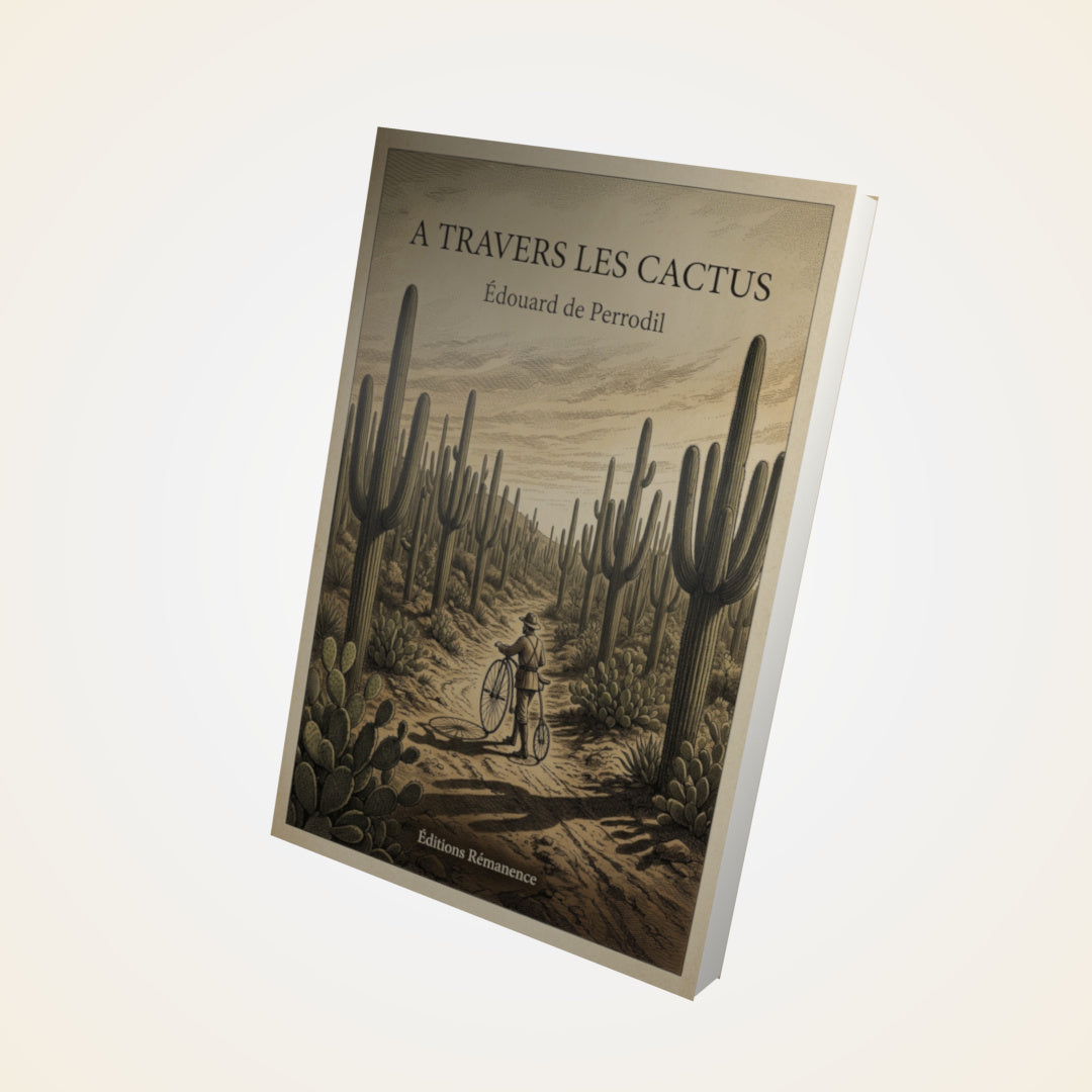 Livre A travers les cactus - Édouard de Perrodil - Couverture 3D