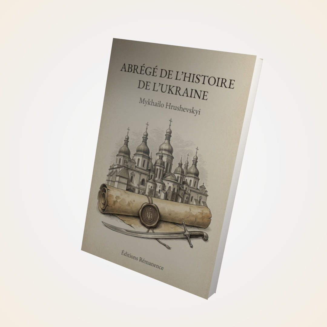 Livre Abrégé de l'histoire de l'Ukraine - Mykhailo Hrushevskyi - Couverture 3D