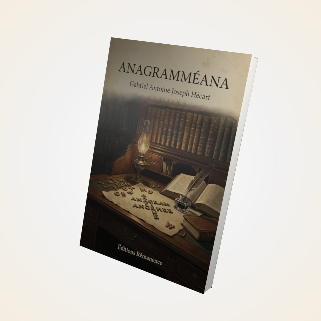 Livre Anagramméana - Gabriel Antoine Joseph Hécart - Couverture 3D