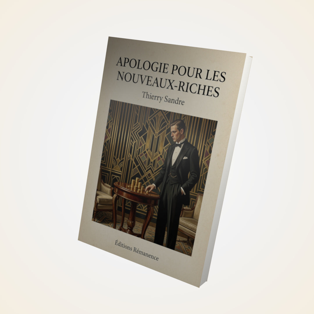 Livre Apologie pour les nouveaux-riches - Thierry Sandre - Couverture 3D