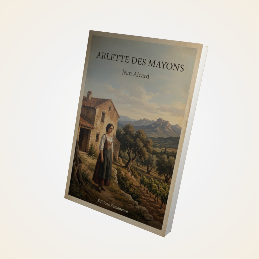 Livre Arlette des Mayons - Jean Aicard - Couverture 3D