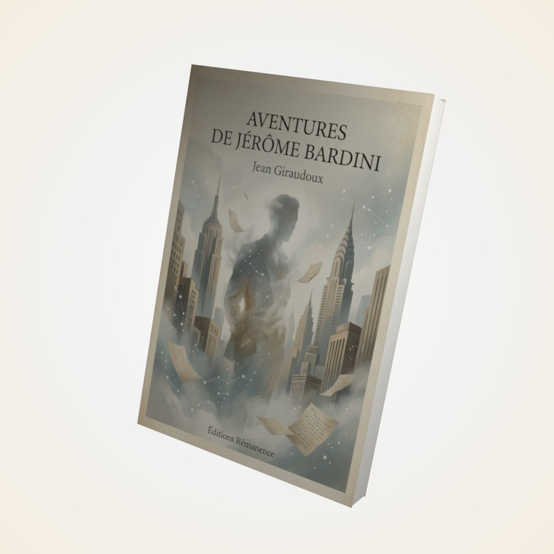 Livre Aventures de Jérôme Bardini - Jean Giraudoux - Couverture 3D