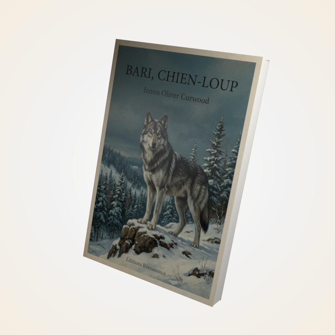Livre Bari, chien-loup - James Oliver Curwood - Couverture 3D