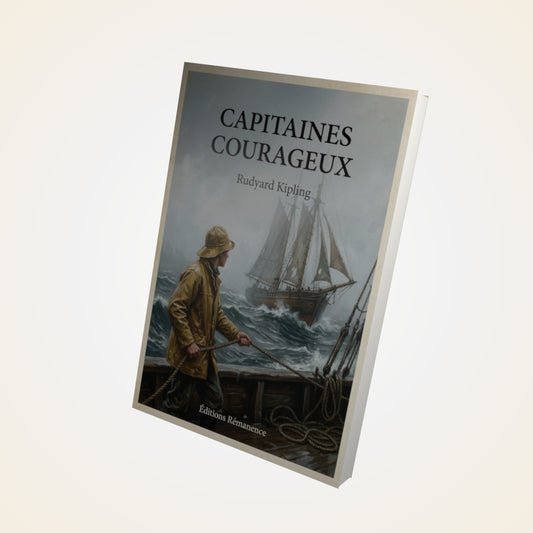 Livre Capitaines Courageux - Rudyard Kipling - Couverture 3D