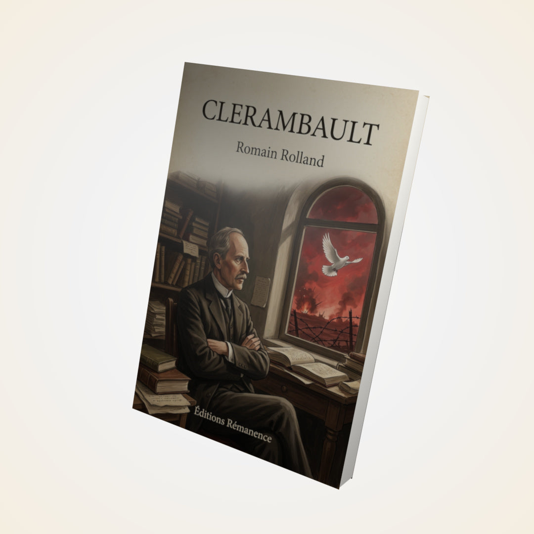 Livre Clerambault - Romain Rolland - Couverture 3D