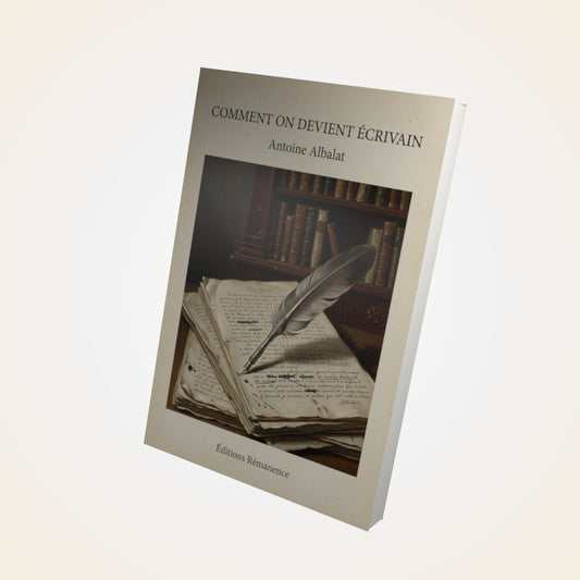 Livre Comment on devient écrivain - Antoine Albalat - Couverture 3D