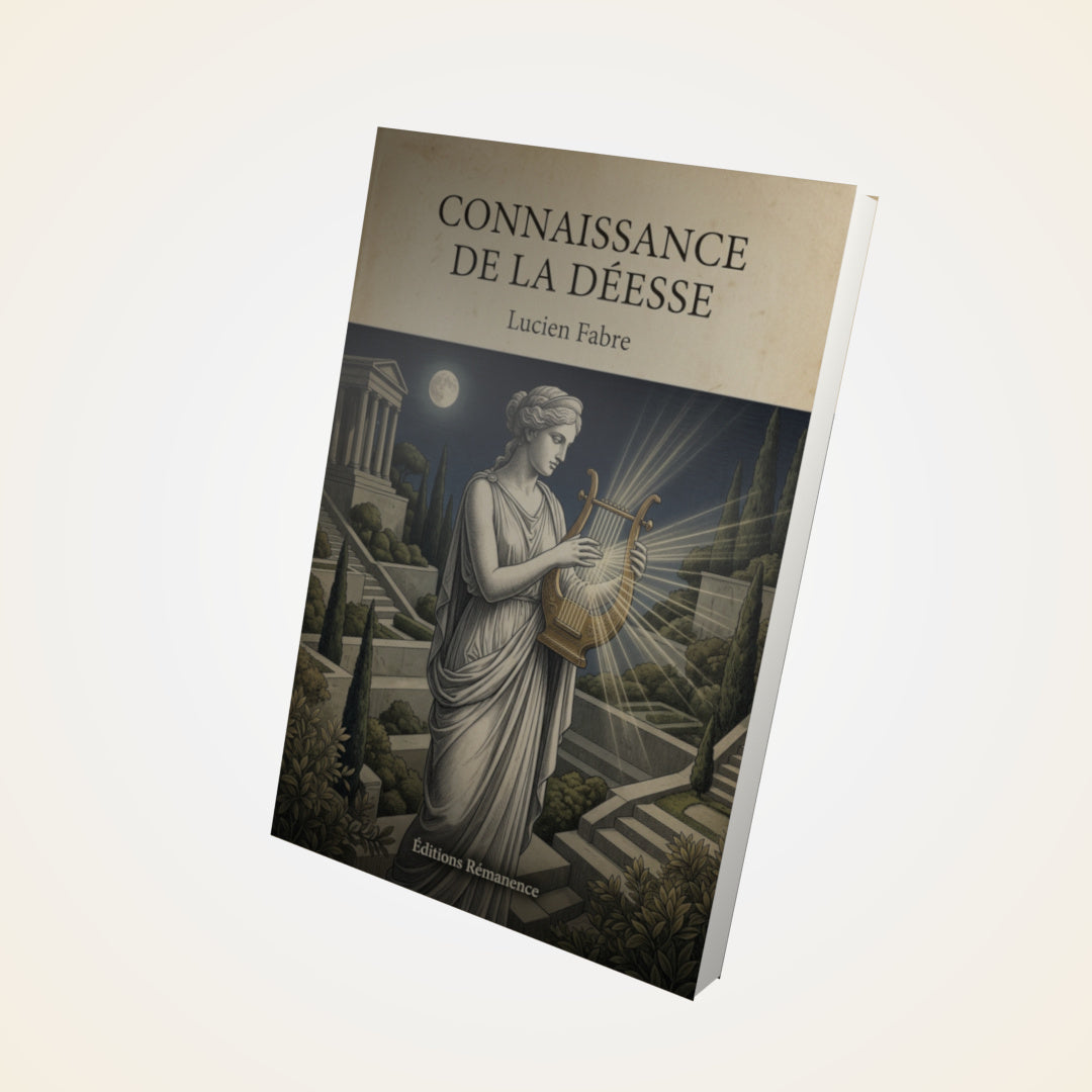 Livre Connaissance de la Déesse - Lucien Fabre - Couverture 3D