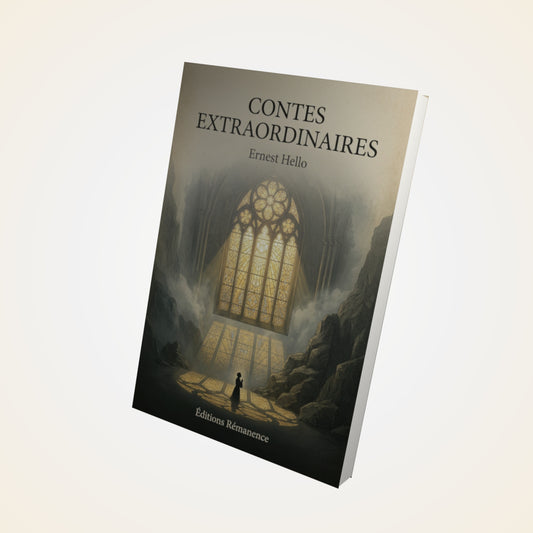 Livre Contes extraordinaires - Ernest Hello - Couverture 3D