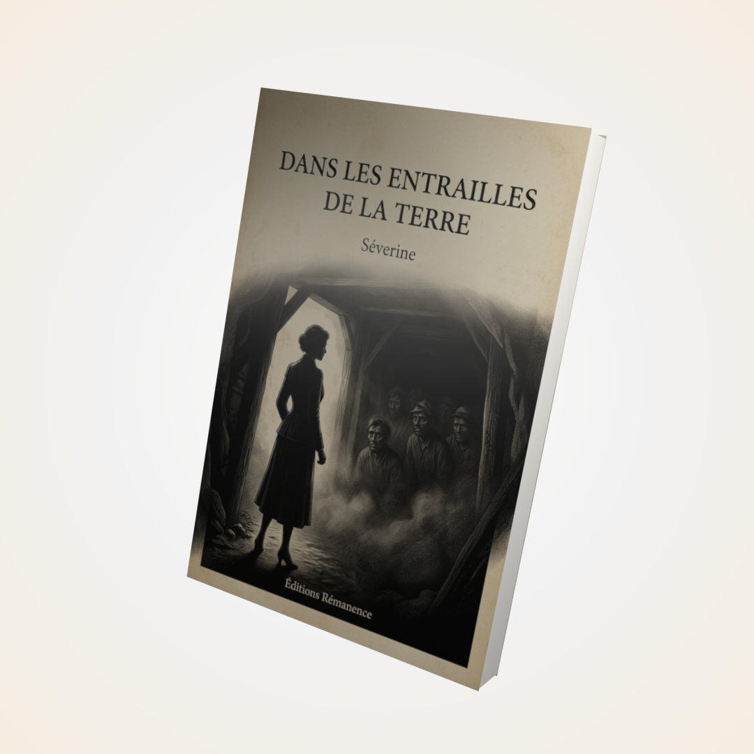 Livre Dans les Entrailles de la Terre - Séverine - Couverture 3D