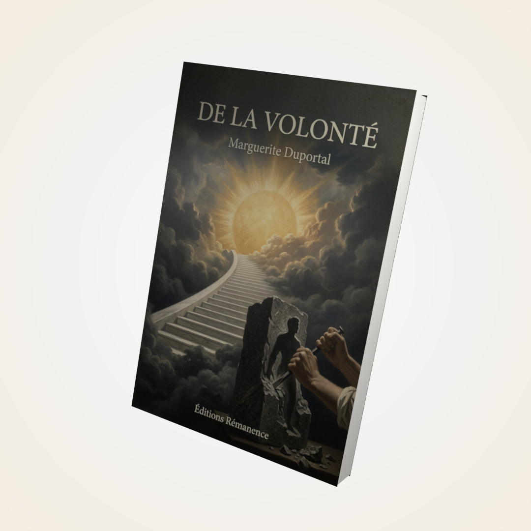 Livre De la volonté - Marguerite Duportal - Couverture 3D