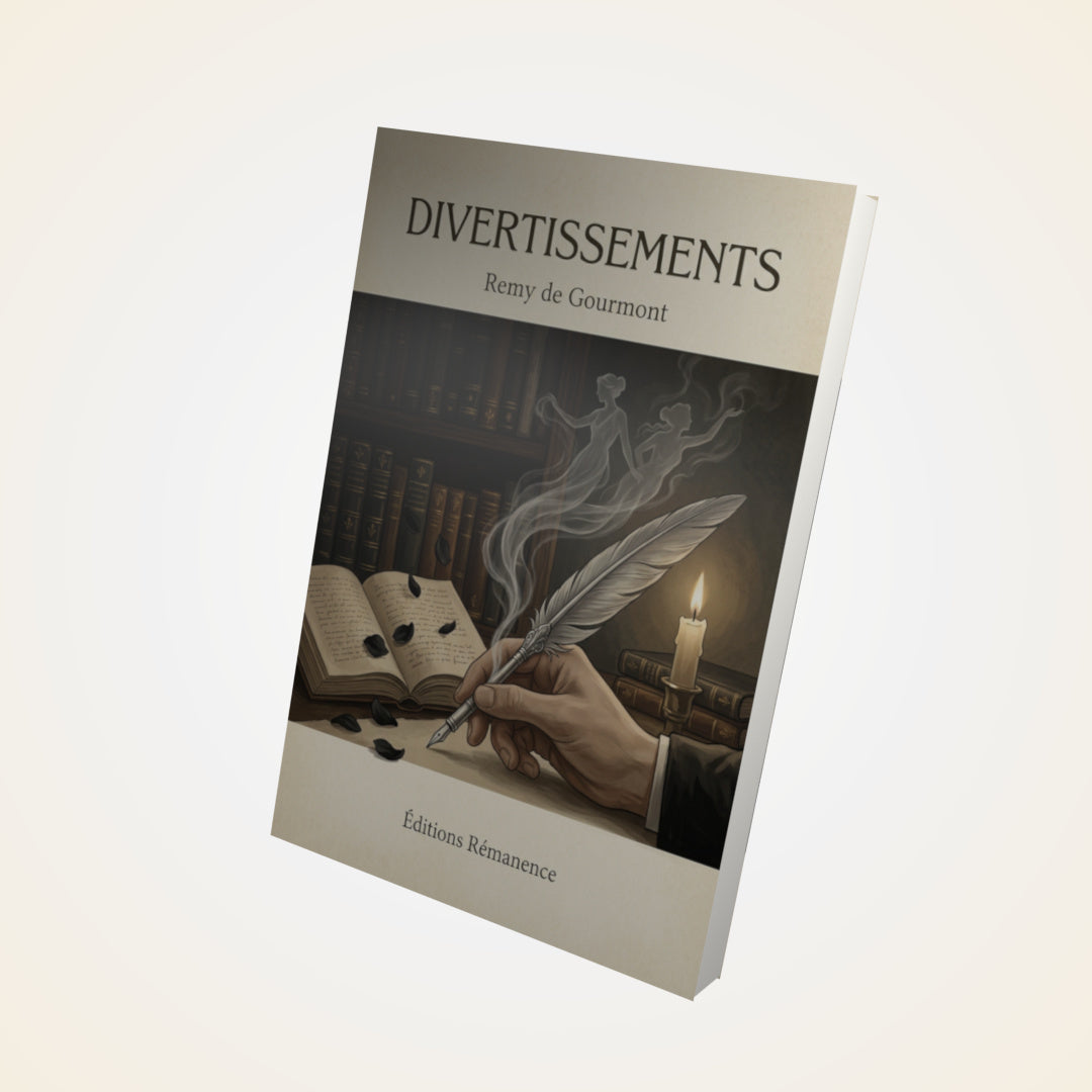 Livre Divertissements - Remy de Gourmont - Couverture 3D