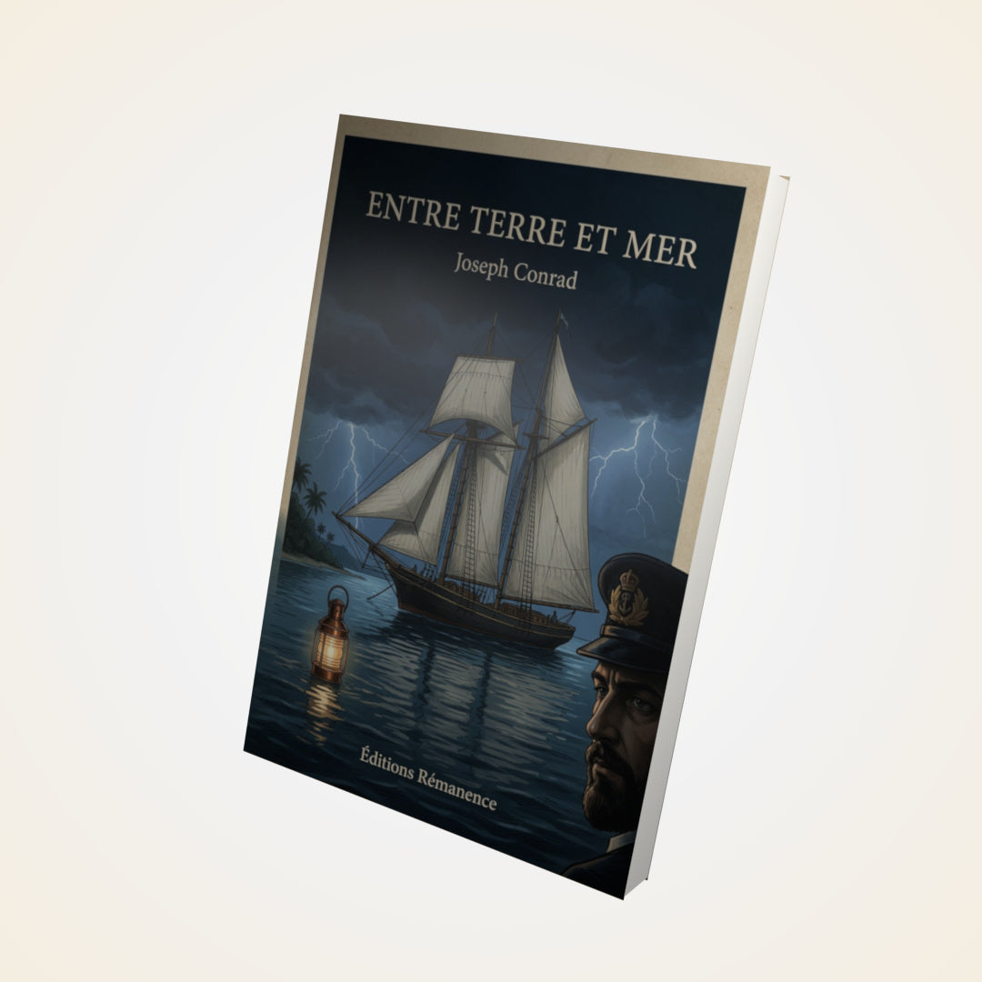 Livre Entre terre et mer - Joseph Conrad - Couverture 3D