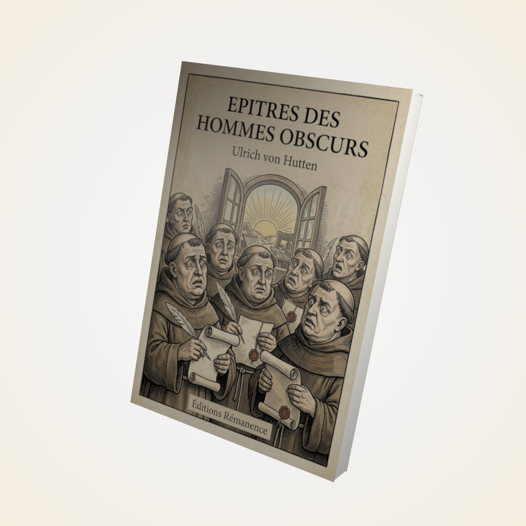 Livre Epitres des hommes obscurs - Ulrich von Hutten - Couverture 3D
