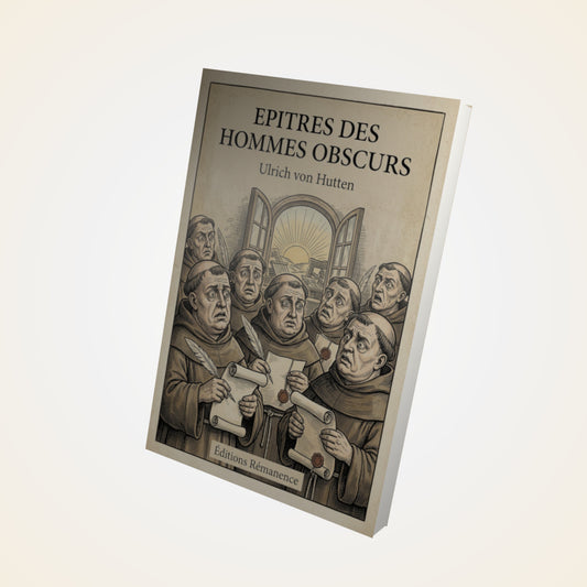 Livre Epitres des hommes obscurs - Ulrich von Hutten - Couverture 3D