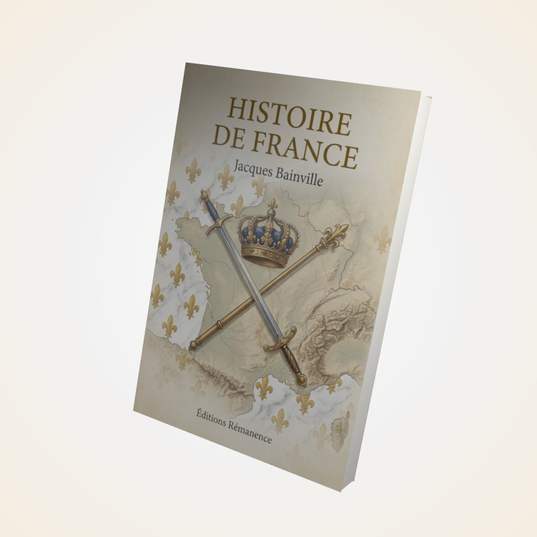 Livre Histoire de France - Jacques Bainville - Couverture 3D