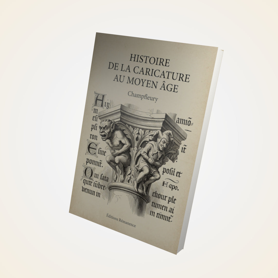 Livre Histoire de la caricature au moyen âge - Champfleury - Couverture 3D