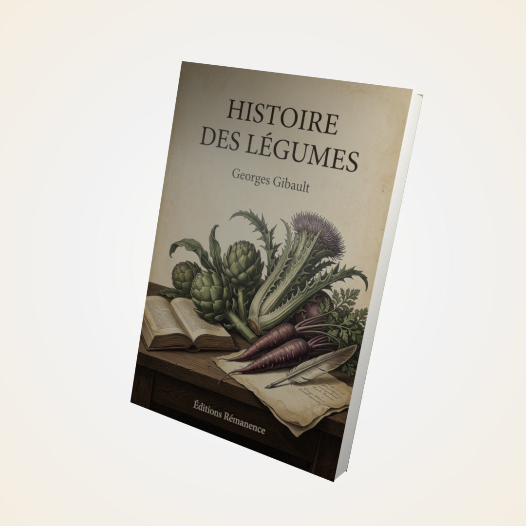 Livre Histoire des légumes - Georges Gibault - Couverture 3D