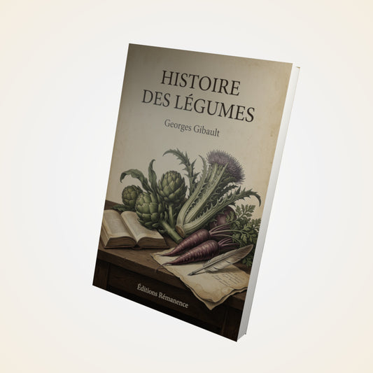 Livre Histoire des légumes - Georges Gibault - Couverture 3D