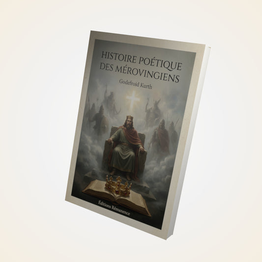 Livre Histoire poétique des Mérovingiens - Godefroid Kurth - Couverture 3D