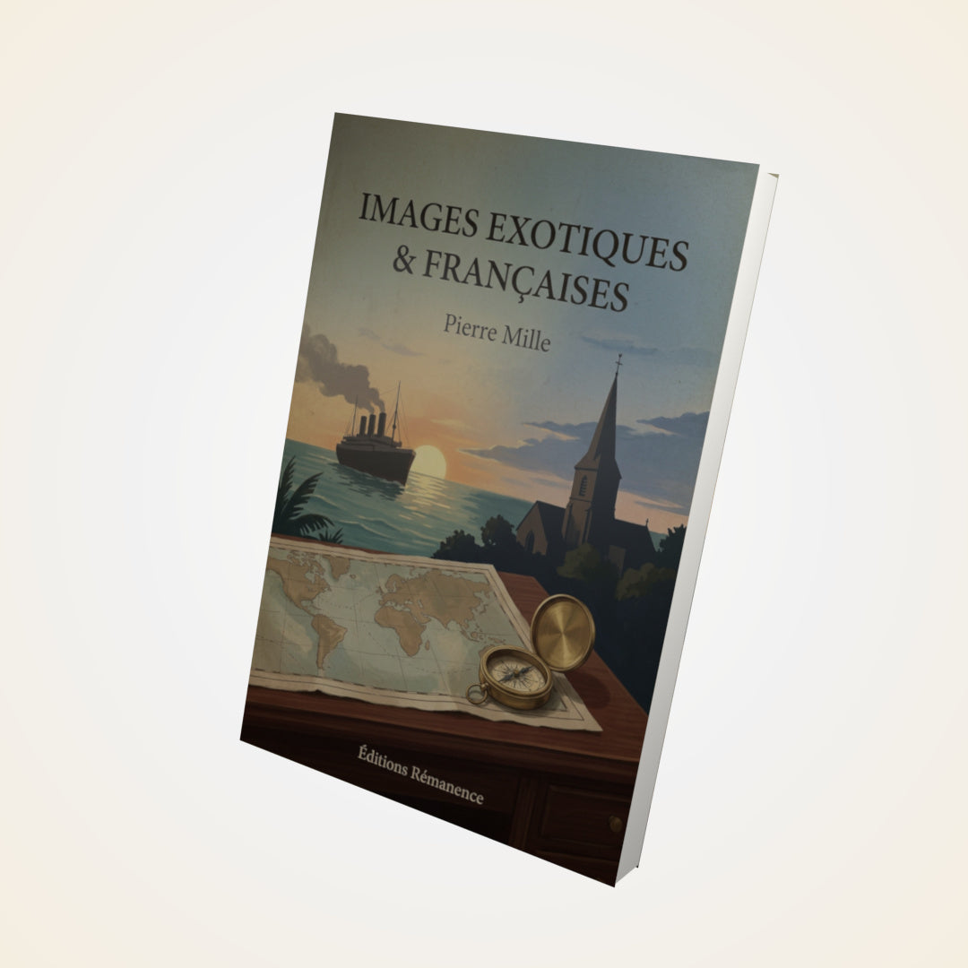 Livre Images exotiques & françaises - Pierre Mille - Couverture 3D