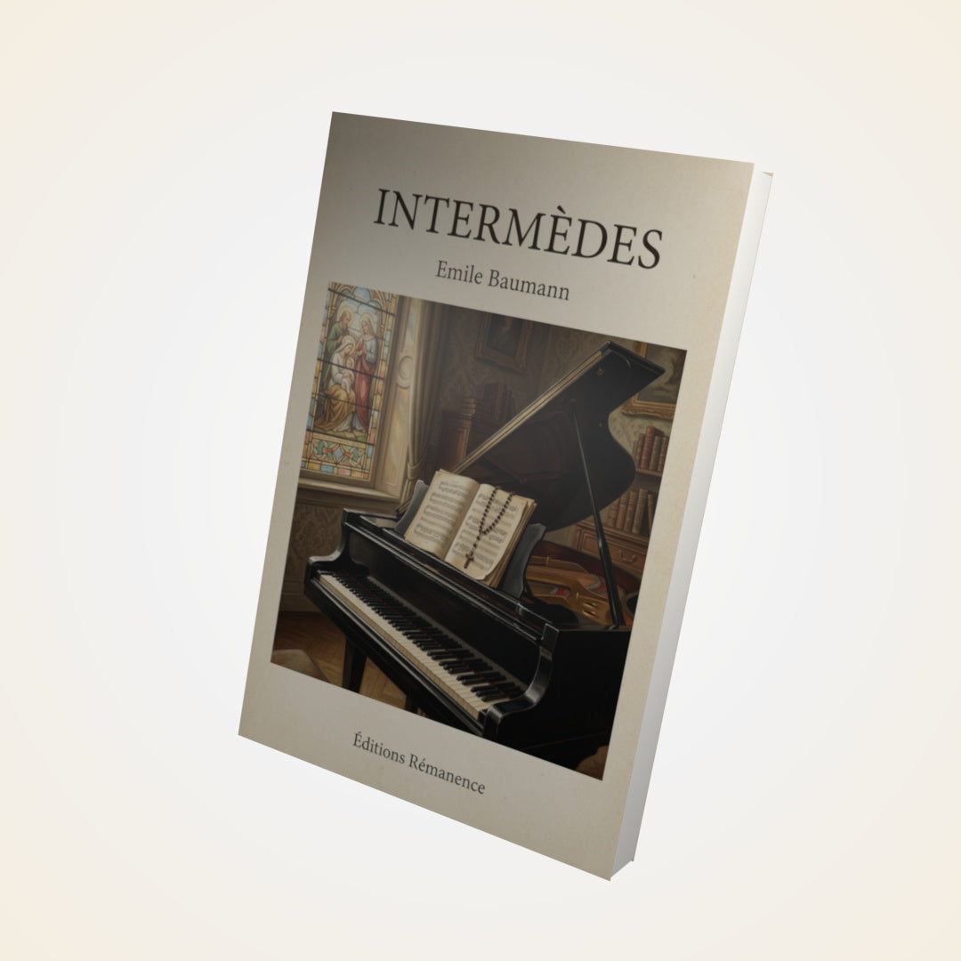 Livre Intermèdes - Emile Baumann - Couverture 3D