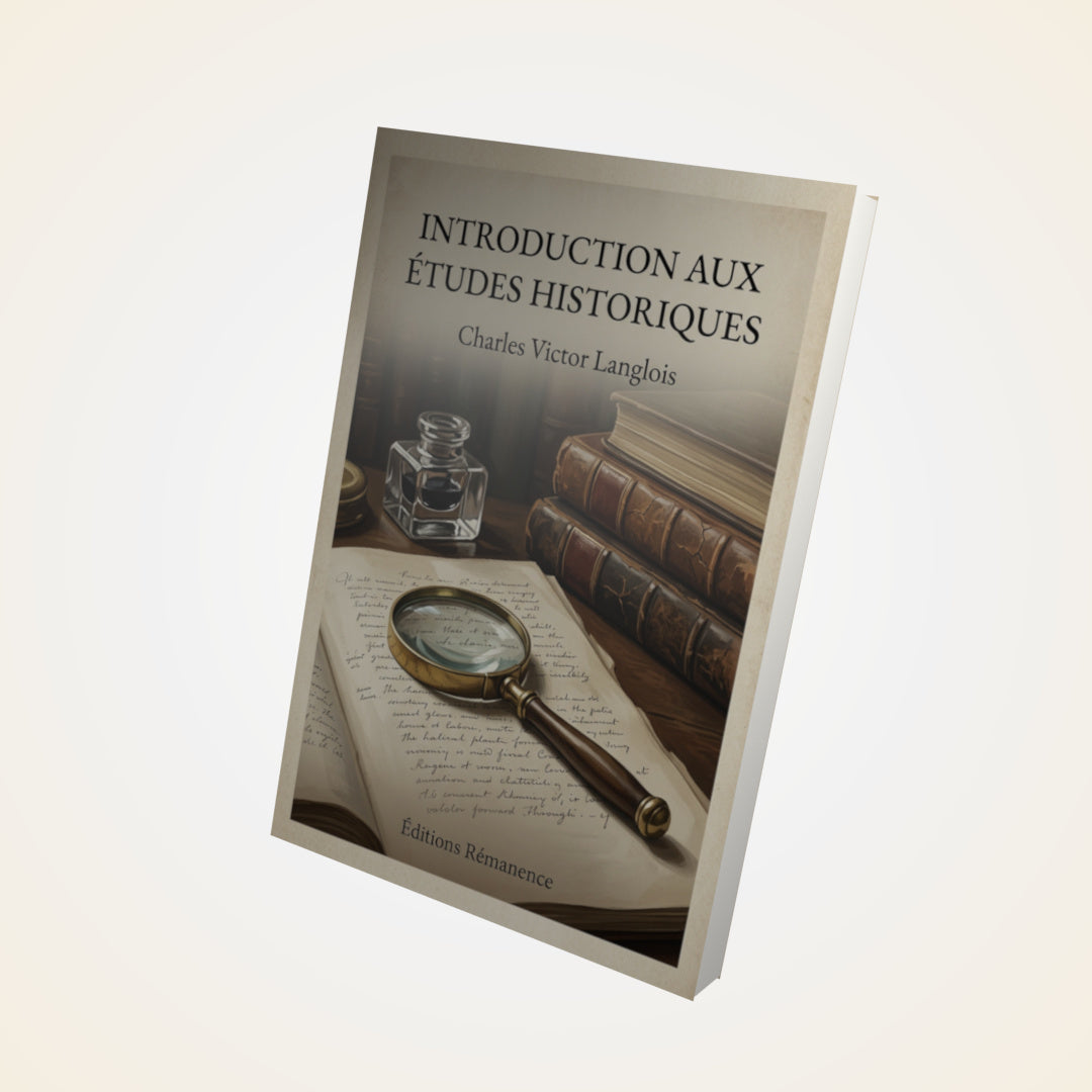 Livre Introduction aux études historiques - Charles Victor Langlois - Couverture 3D