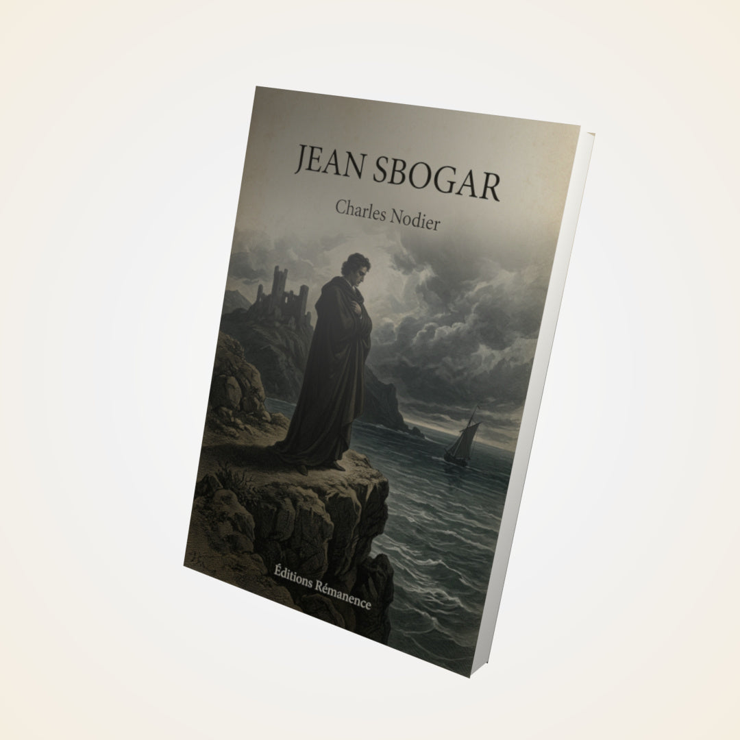 Livre Jean Sbogar - Charles Nodier - Couverture 3D