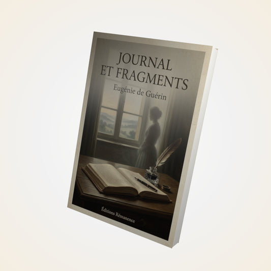 Livre Journal et fragments - Eugénie de Guérin - Couverture 3D